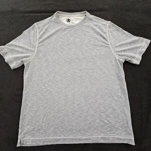 Nicoby Gray Short Sleeve Polyester Blend T-Shirt Men's M